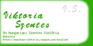 viktoria szentes business card